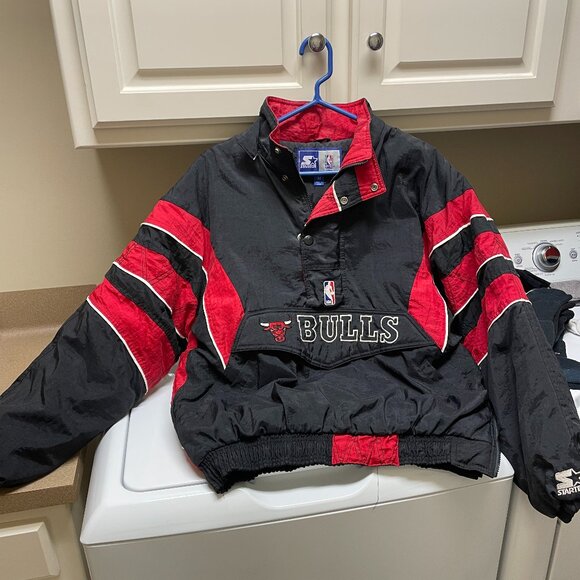 Vintage Chicago Bulls Starter Jacket - Picture 1 of 6